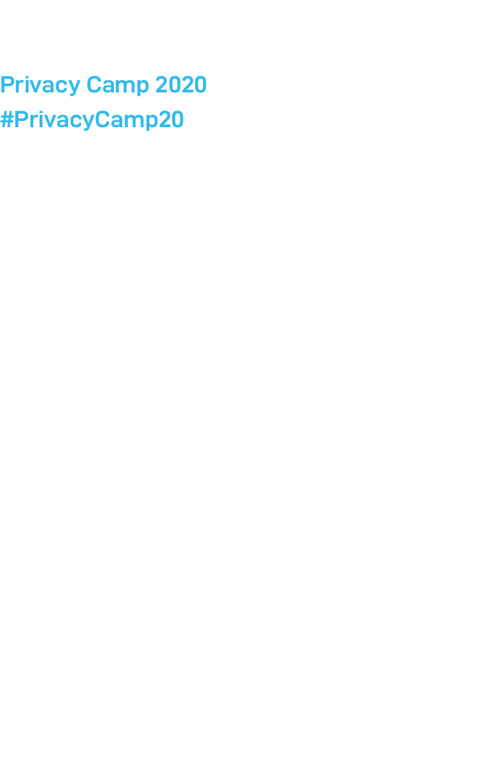  Privacy Camp 2020 #PrivacyCamp20 The 8th edition of EDRi s flagship conference  Privacy Camp  took place in Brussels   