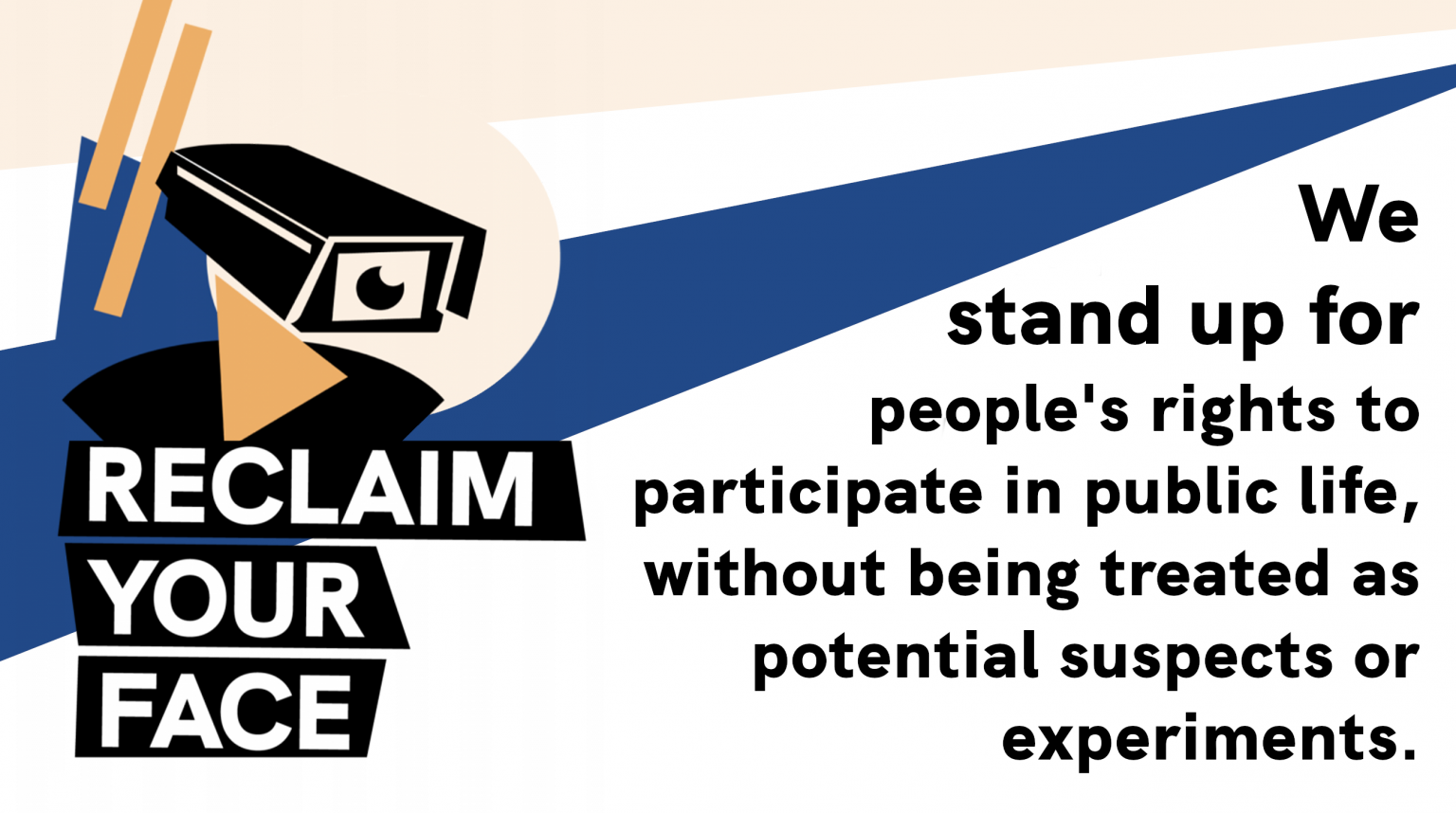 Campaign “Reclaim Your Face” calls for a Ban on Biometric Mass