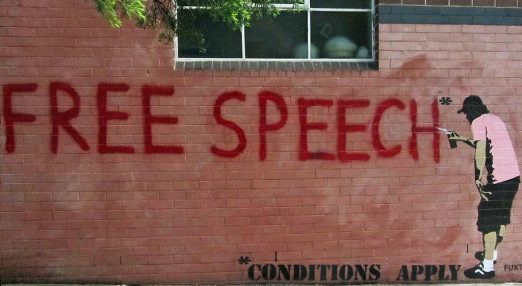 Free Speech. Conditions may apply