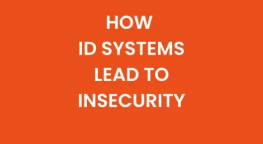 "How ID Systems lead to insecurity"