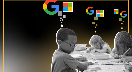Students surveilled by Google and Microsoft software