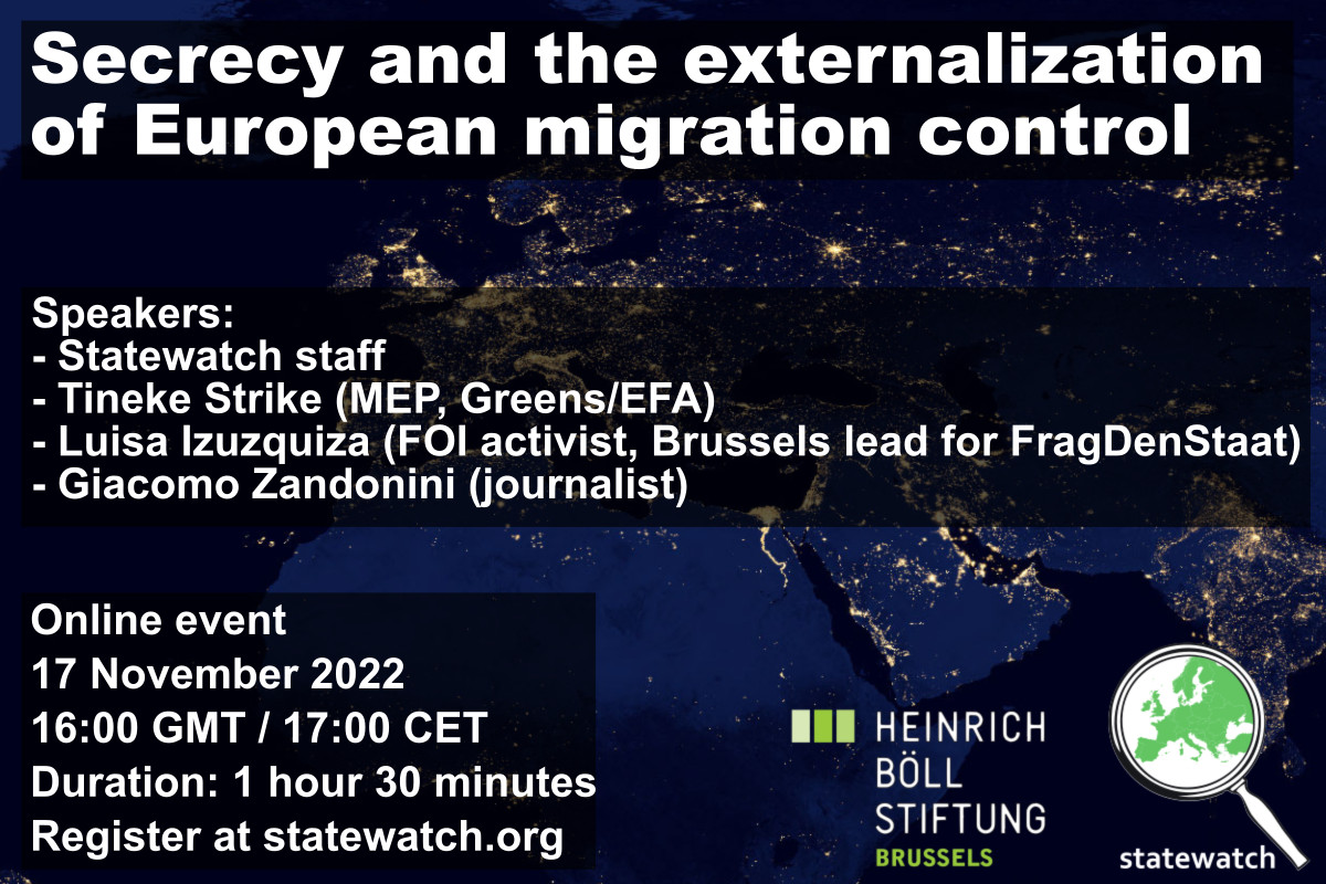 Secrecy and the externalisation of EU migration control
