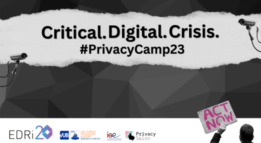 #PrivacyCamp23. Critical. Digital. Crisis.