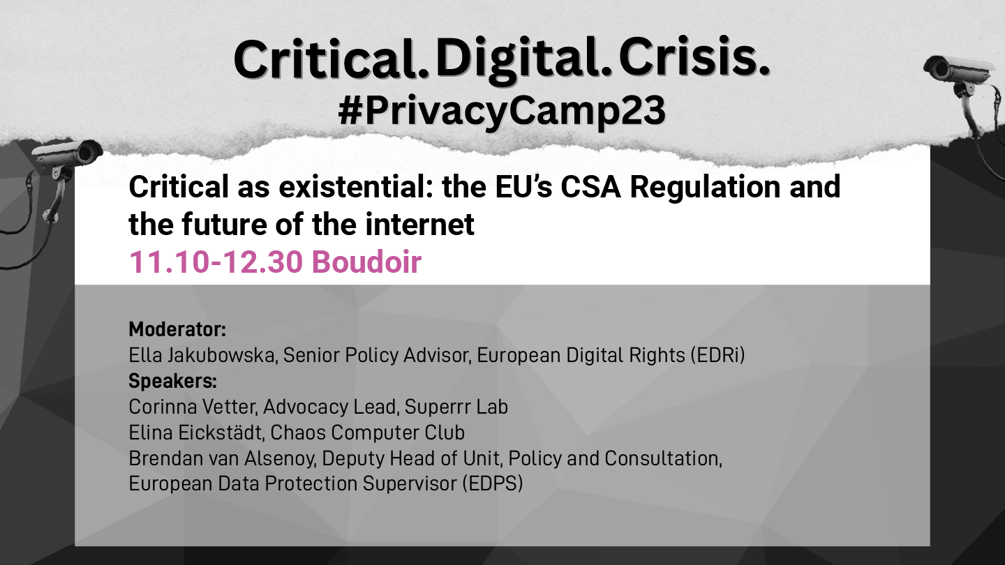 Critical as existential: The EU’s CSA Regulation and the future of the internet