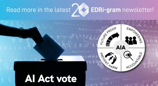EDRigram launch sharepic. Read more in the latest EDRi-gram newsletter.