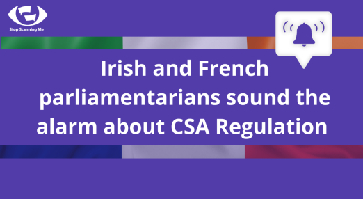 Irish and French MEPs against CSAR