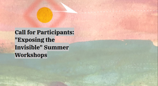 Call for participants: "exposing the invisible" summer workshop