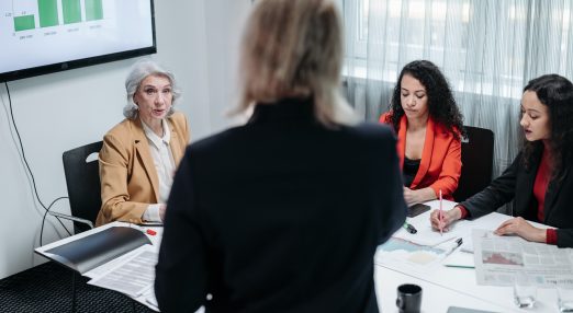 Women Having a Meeting at the Office