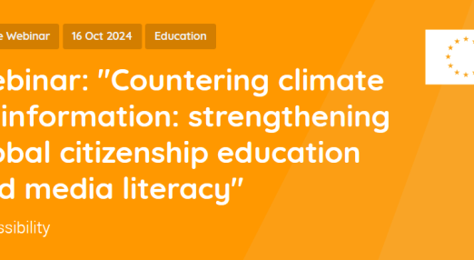 "Webinar: Countering climate disinformation: strengthening global citizenship education and media literacy"