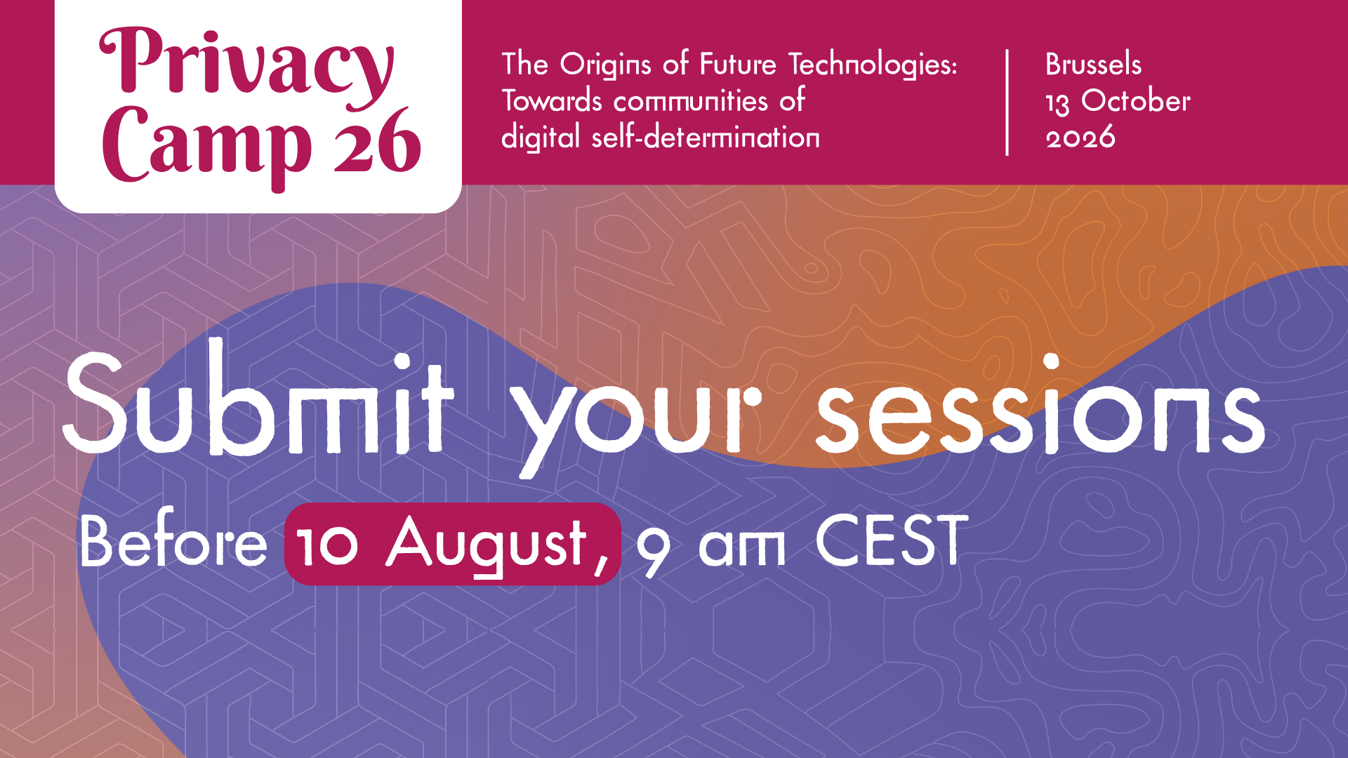 #PrivacyCamp26: Call for sessions